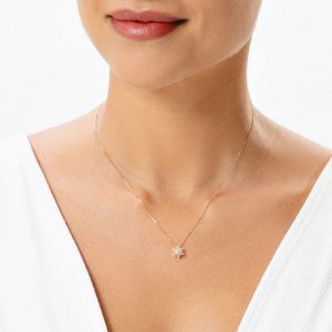 Pingente com Diamantes em Ouro Amarelo 18k