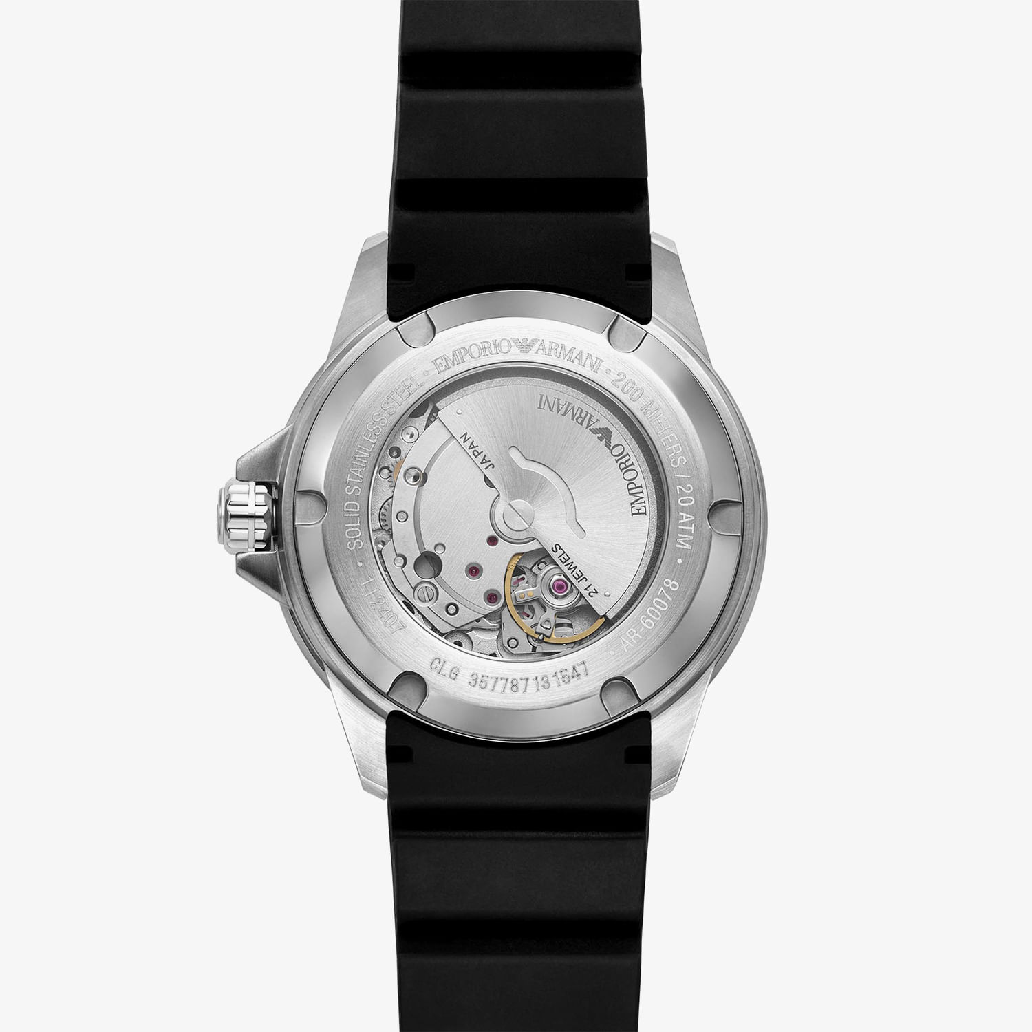 Relógio Emporio Armani Masculino em Silicone AR60078B1 | MONTE CARLO