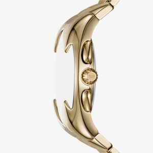 Relógio Diesel Tooth Chrono Masculino em Aço Dourado DZ4681B1