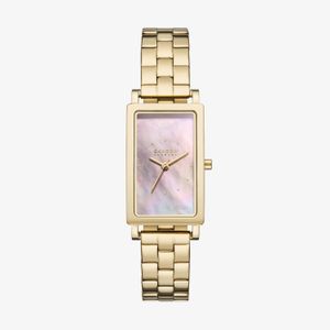 Relógio Skagen Feminino Hagen em Aço Dourado e Madrepérola SKW3158B1
