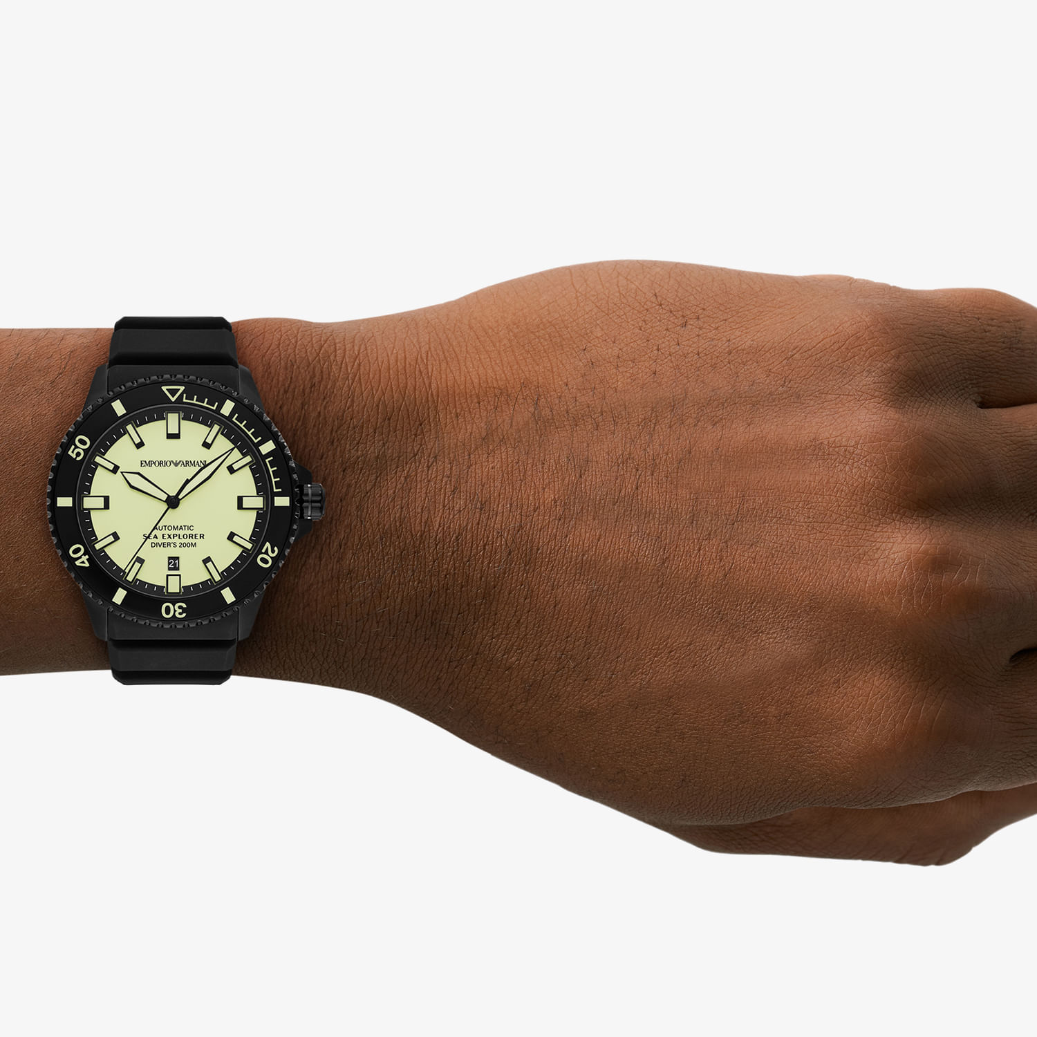 Relógio Emporio Armani Masculino em Silicone AR60085B1 | MONTE CARLO
