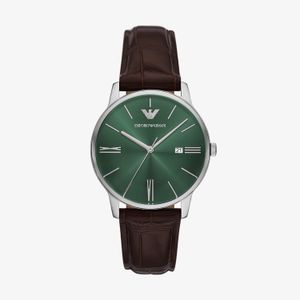 Relógio Emporio Armani Masculino em Couro Marrom AR11672B1