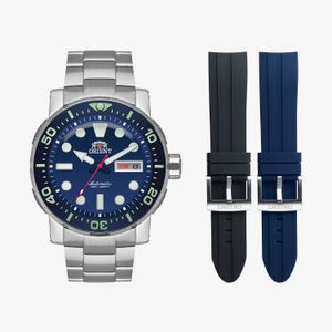 Relógio Orient Automático Diver Masculino Em Aço F49SS014