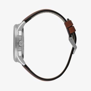 Relógio Orient Solartech Crono Masculino Em Couro MBSCC064