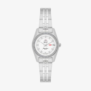 Relógio Orient Automático Feminino Em Aço NH6SS006