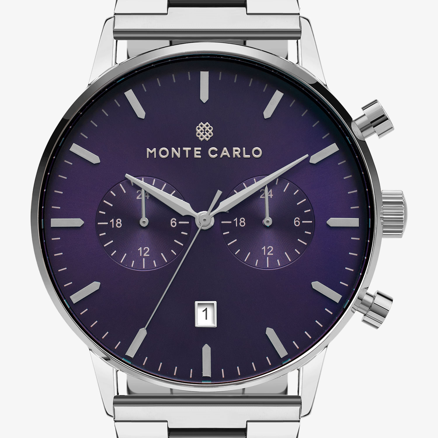 Relógio Monte Carlo Masculino Multi Dual Time em Aço | MONTE CARLO