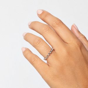 Anel Folhas em Prata 925