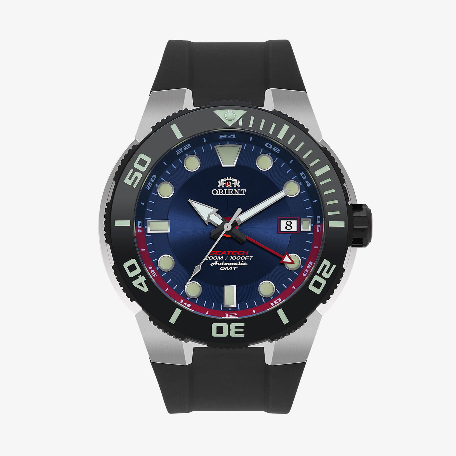 Relógio Orient Automático Seatech Masculino Em Titânio NH3TT001