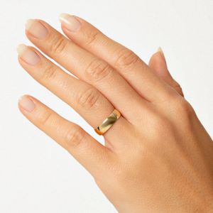 Aliança Anatômica em Ouro Amarelo 18k - 5 mm