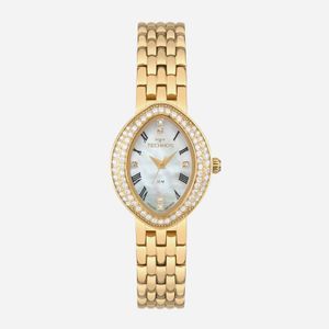 Relógio Technos Feminino Oval em Aço Dourado 2035NBN/1B