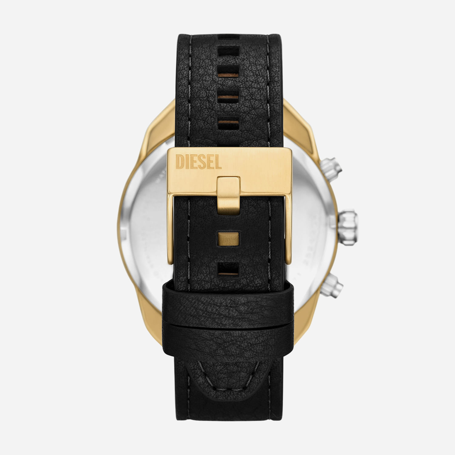 Relógio Diesel Masculino Spiked em Couro Preto DZ4671B1 | MONTE CARLO