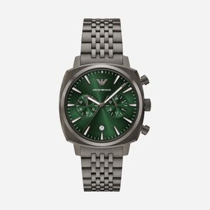 Relógio Emporio Armani  Cronógrafo Masculino em Aço Prateado AR11689