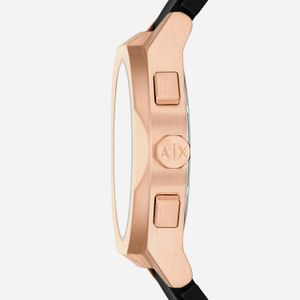 Relogio Armani Exchange Spancer Masculino em Silicone Rosé AX4190