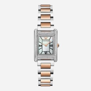 Relógio Emporio Armani Feminino em Aço Bicolor e Madrepérola AR11626B1