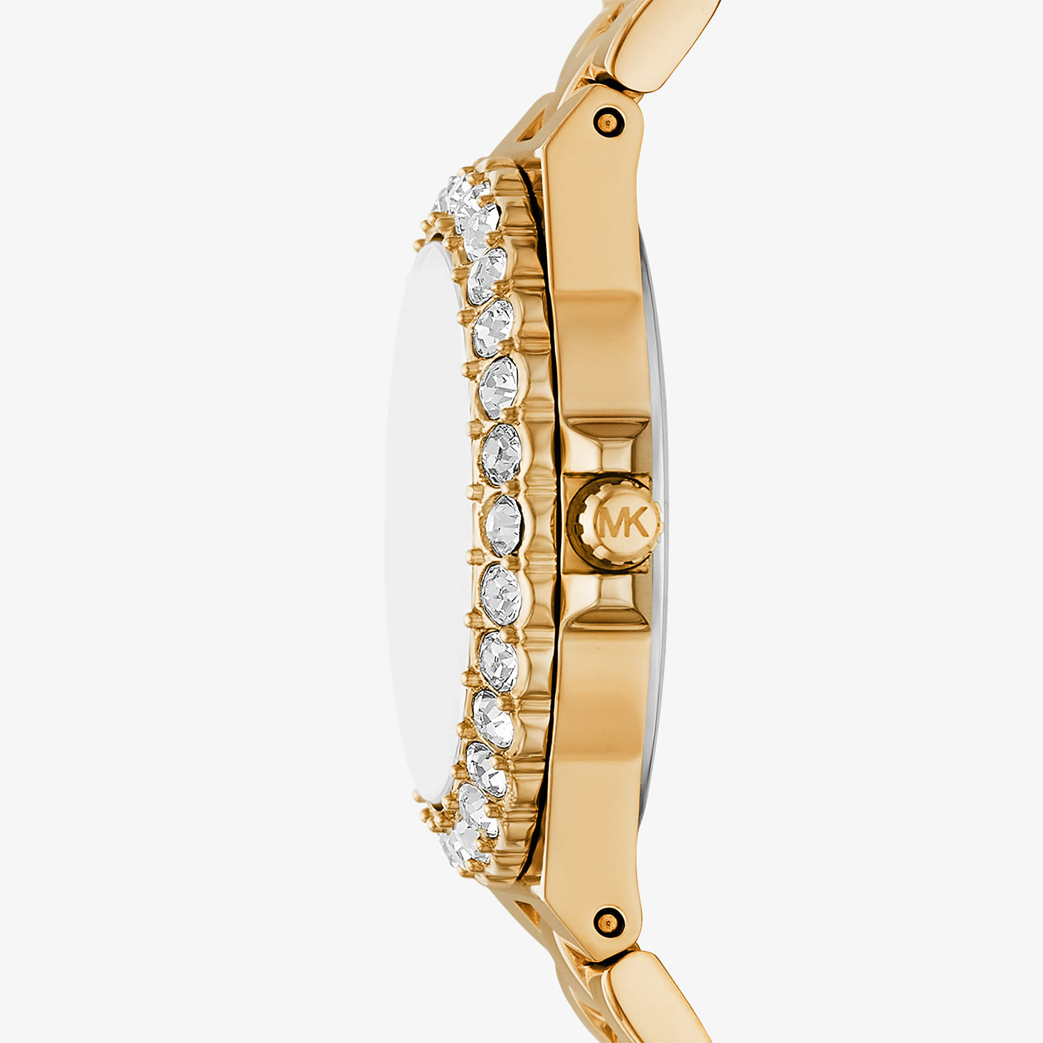 Relógio Michael Kors Lennox Feminino em Aço Dourado com Cristais e