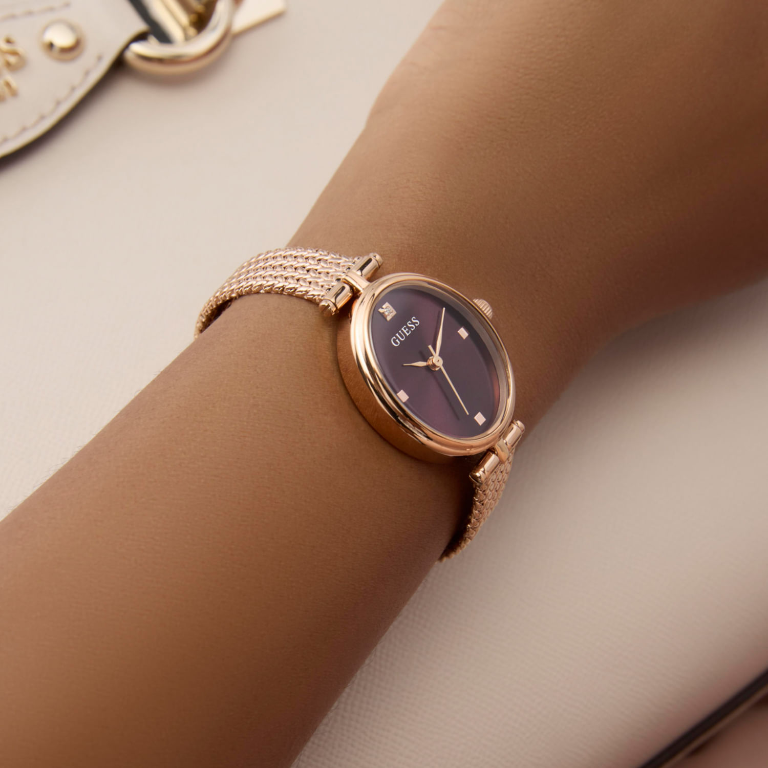Goldwin GWO3300 レディース3サイズ（L） Relógio Guess Feminino Aço Dourado GW0935L3 | MONTE CARLO