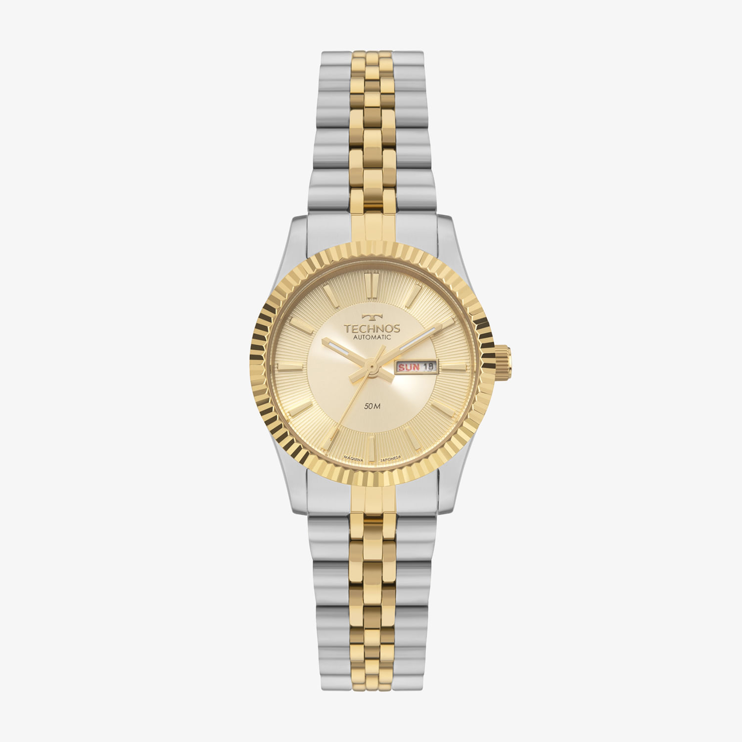 Relógio Technos Elegance Feminino em Aço Bicolor 6T51AB/1X | MONTE