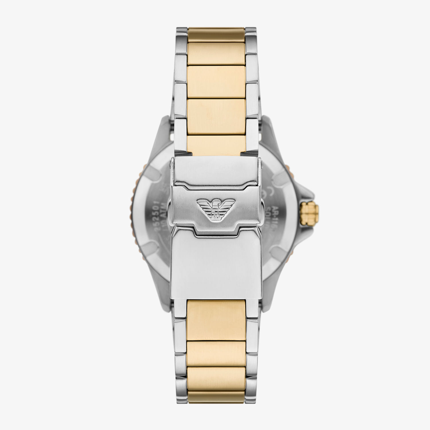 Relógio Empório Armani World Explorer Masculino Bicolor Azul