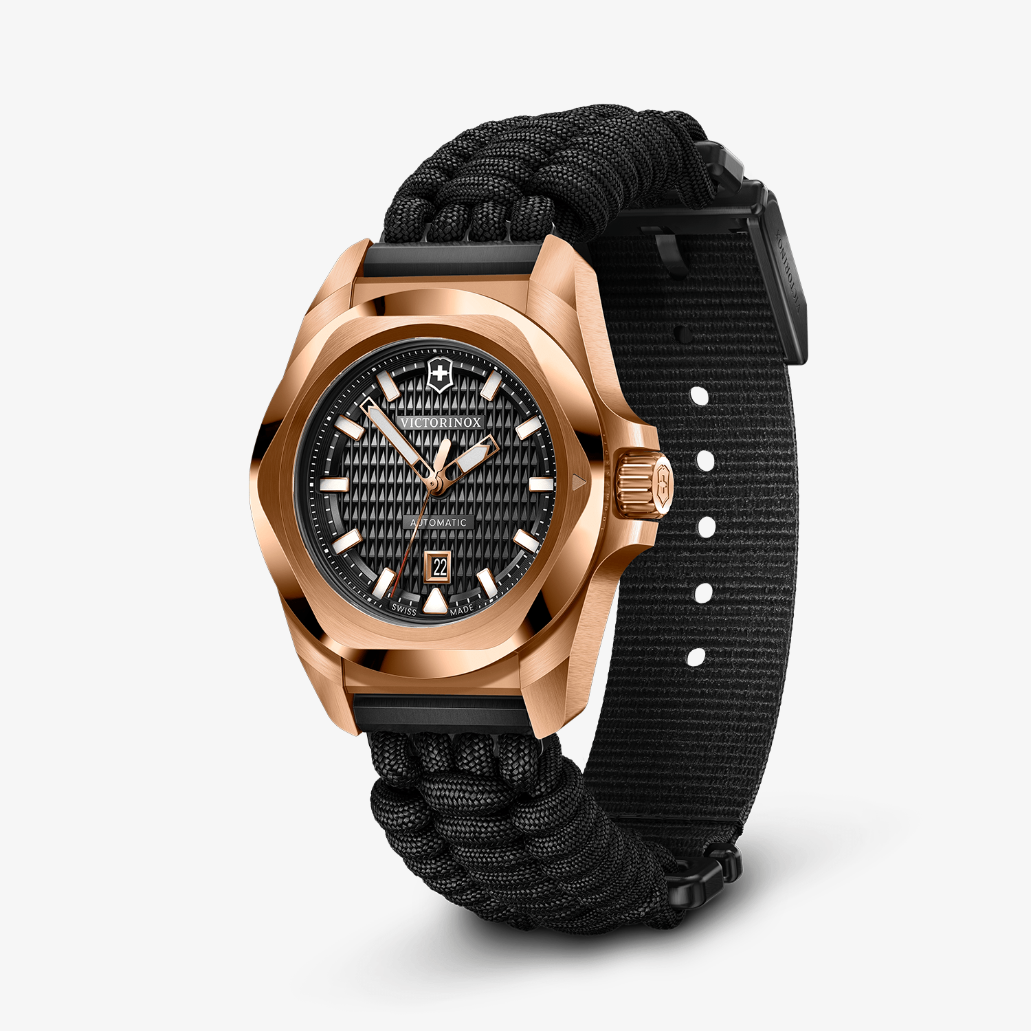 Relógio Victorinox Inox Feminino em Paracord Preto 242025.1