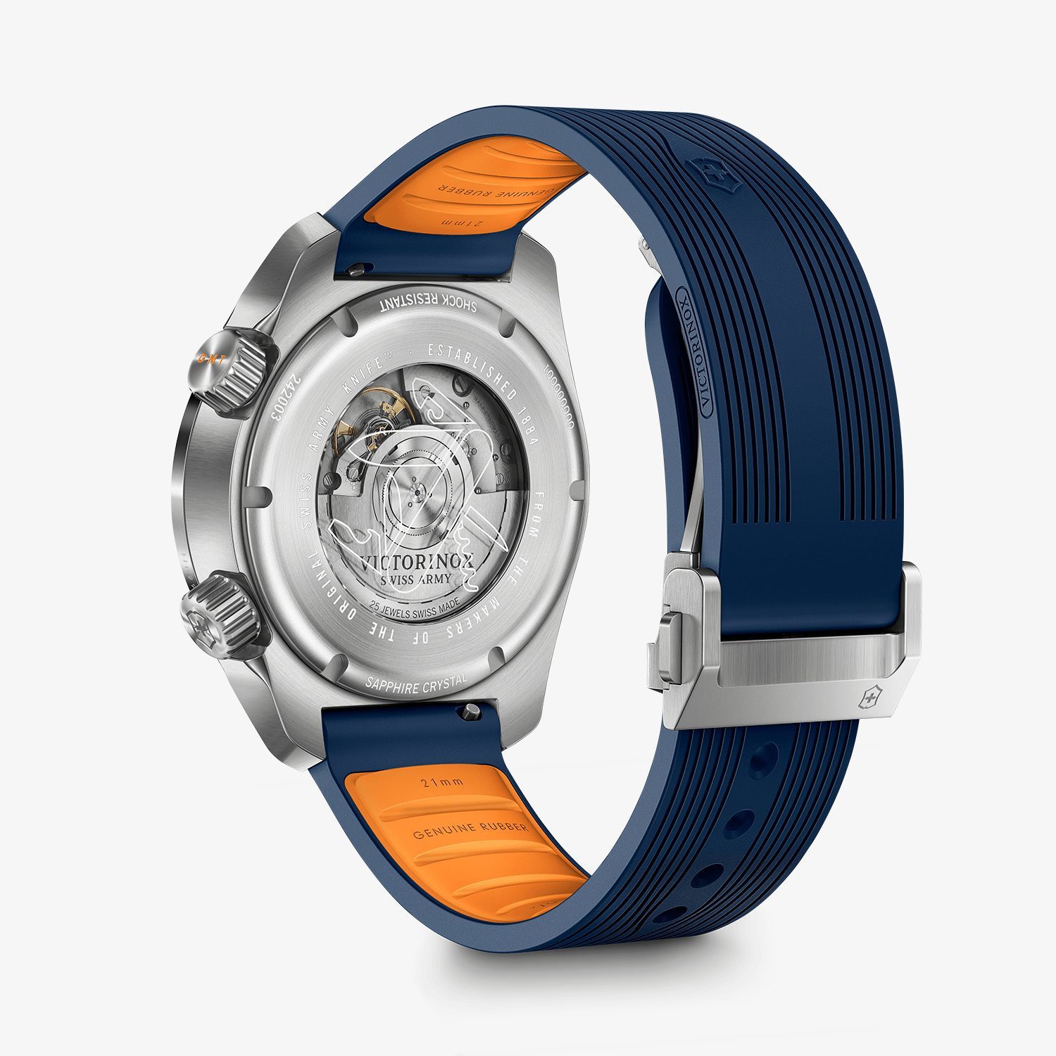 Relógio Victorinox Air Pro Automático GMT Masculino em Silicone