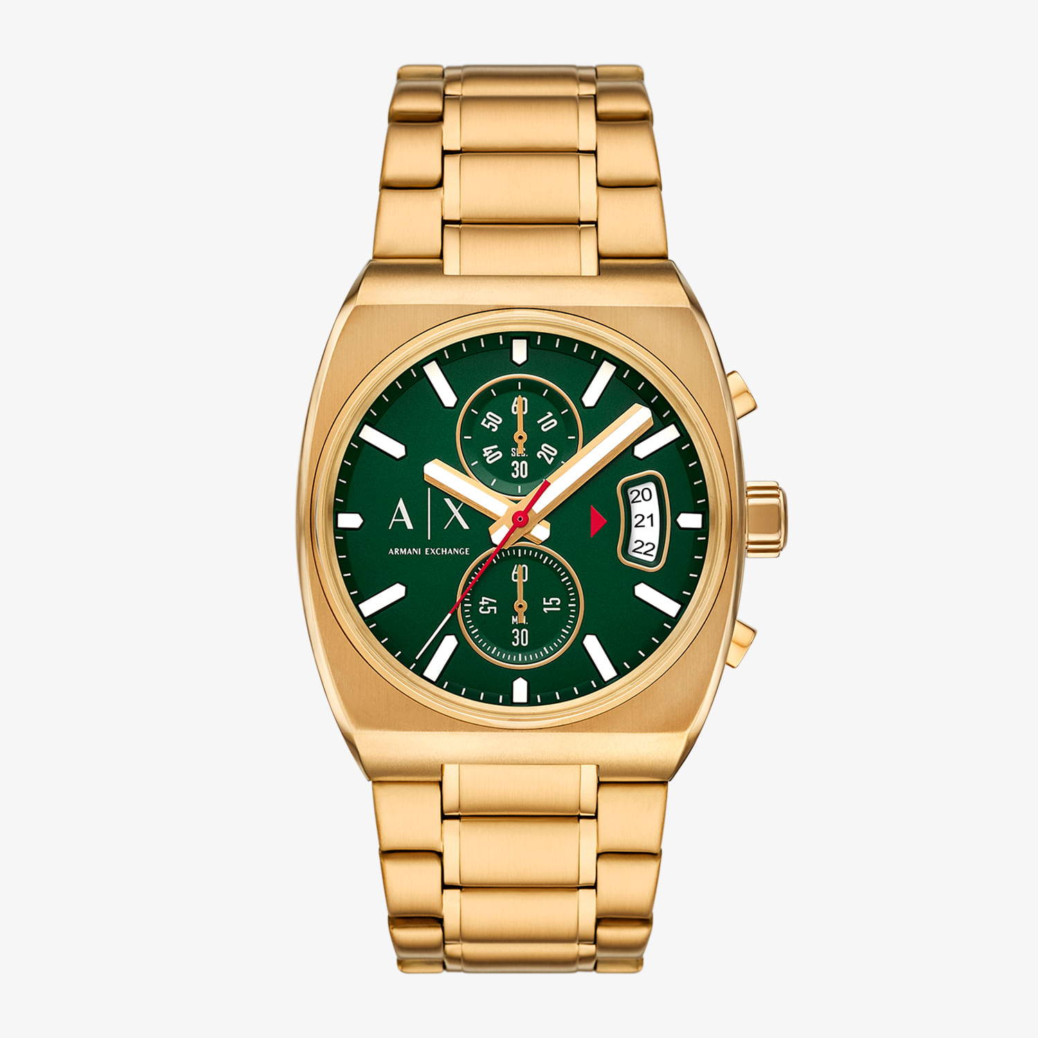 Relógio Armani Exchange Oliver Cronógrafo Masculino em Aço Dourado