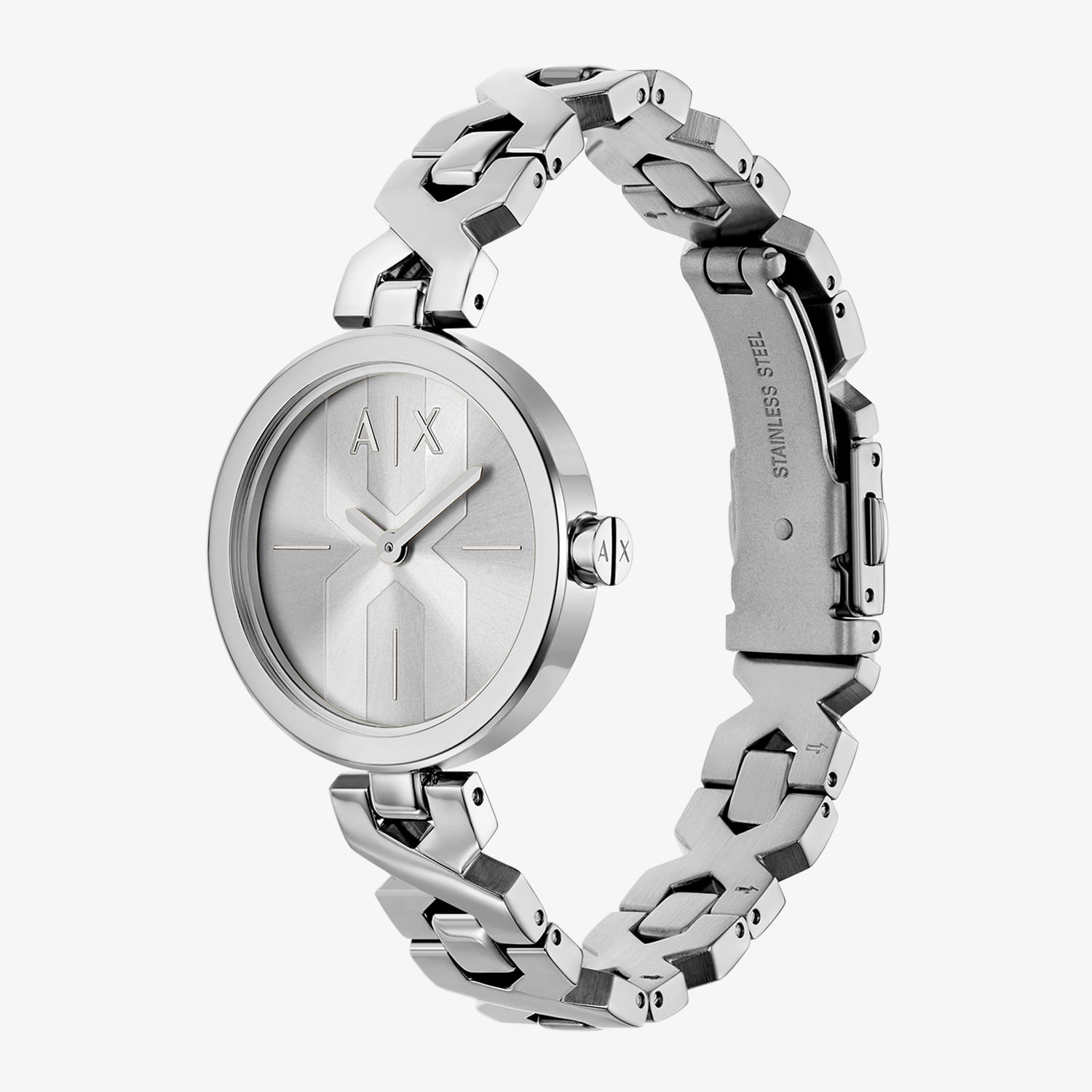 Relógio Armani Exchange Ava Feminino em Aço Prateado AX5830B1