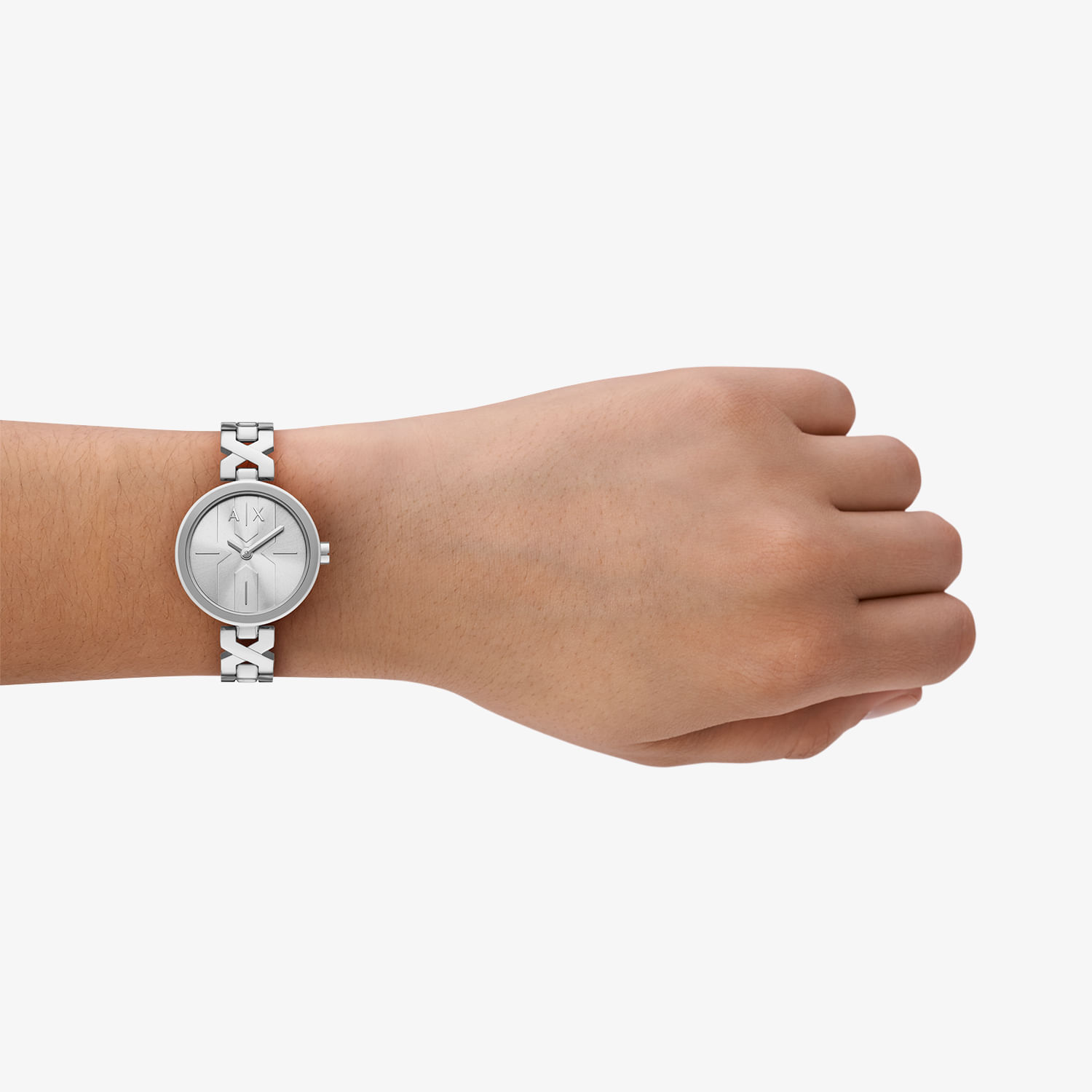 Relógio Armani Exchange Ava Feminino em Aço Prateado AX5830B1