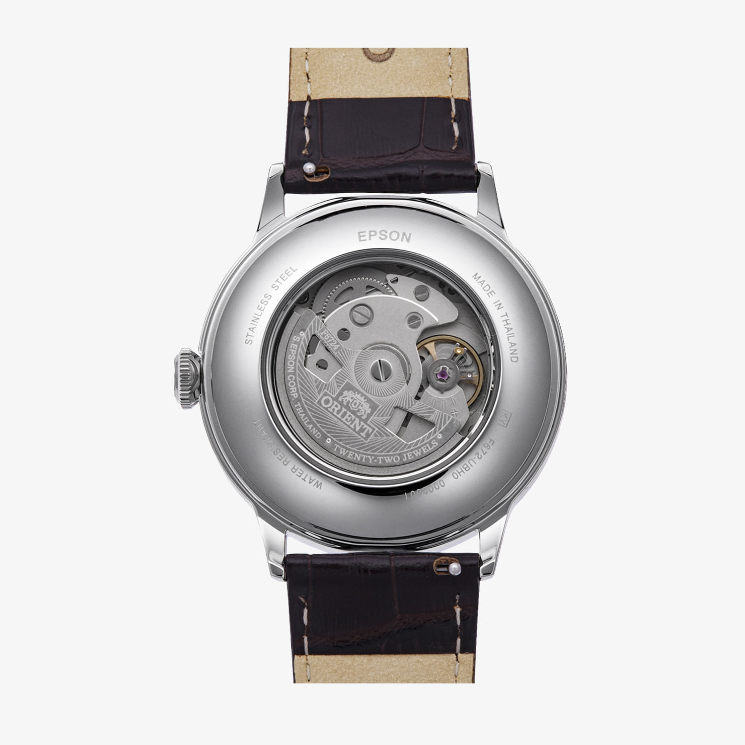 Relógio Orient Bambino Automático em Couro Marrom RA-AC0026R30B